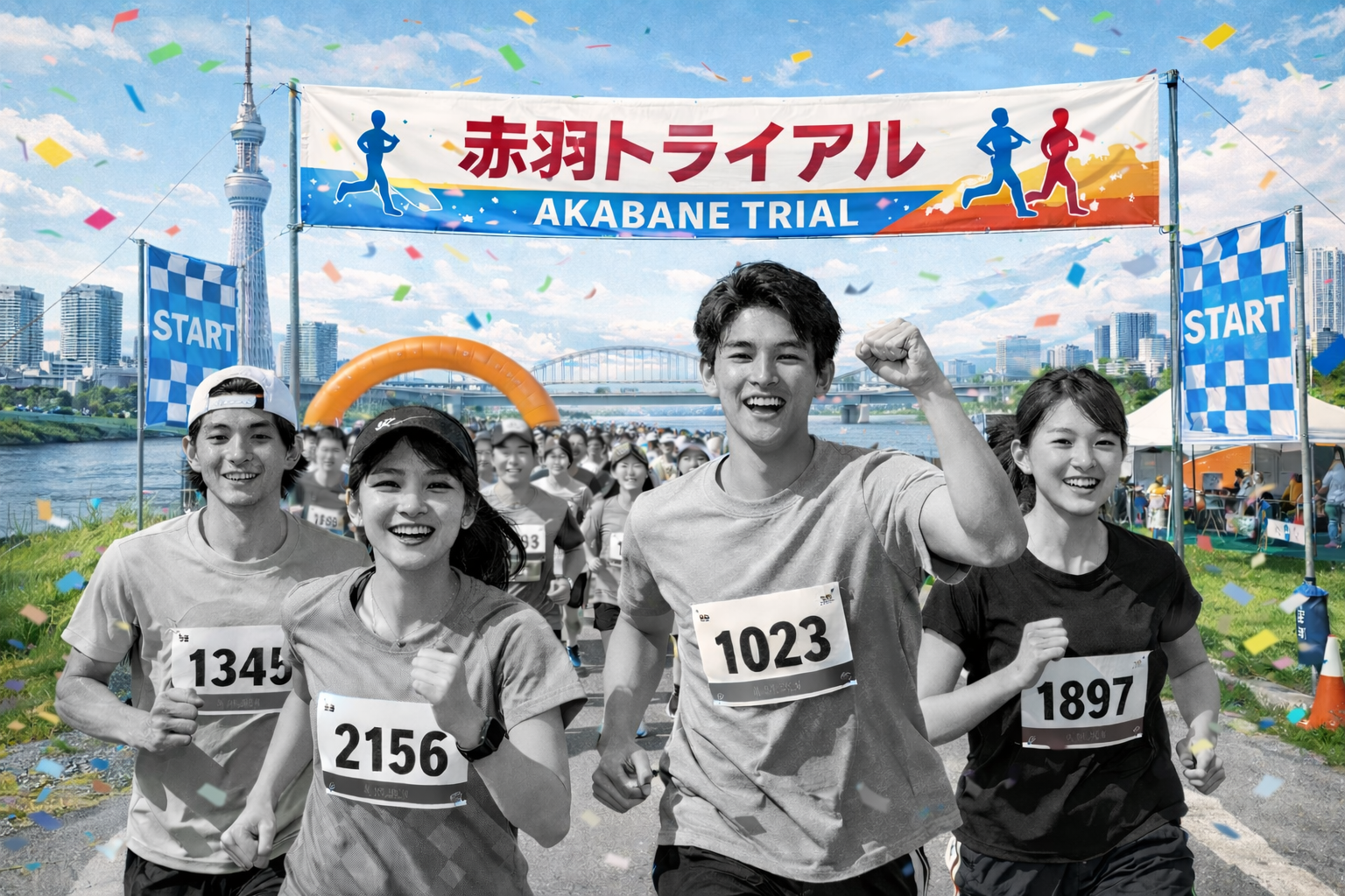 赤羽トライアル スタート風景（タイトル画像）